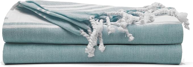 Cotton Turkish Beach Towel by 9Threads