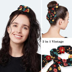 Women's Working Caps with Scrunchies Tarot Pattern Background Lace-Up Hat - Image 5