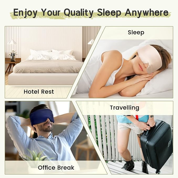 100% Handmade Bamboo Sleeping Eye Mask - Image 8