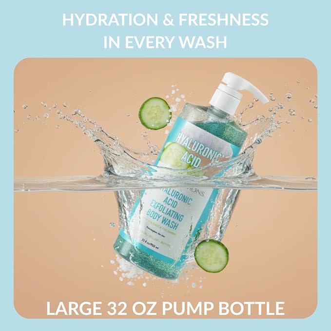 SpaScriptions Exfoliating Sea Salt Body Wash - Image 3