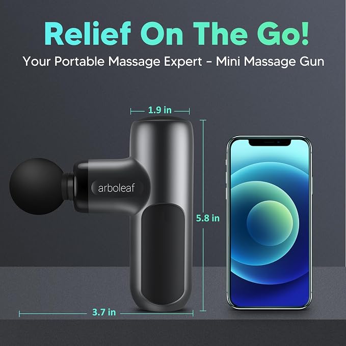 arboleaf Mini Massage Gun Deep Tissue, Percussion Muscle Massager - Image 2