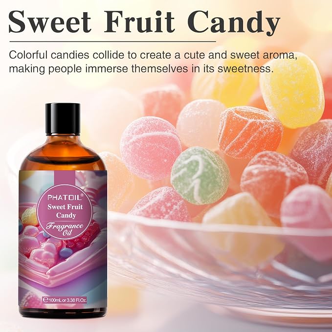 PHATOIL 3.38FL.OZ Sweet Fruit Candy Fragrance Oils - Image 2