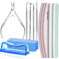 FANDAMEI Manicure Set, Nail Tools, Files 100/180, Buffer Block, Cuticle Nippers by FANDAMEI