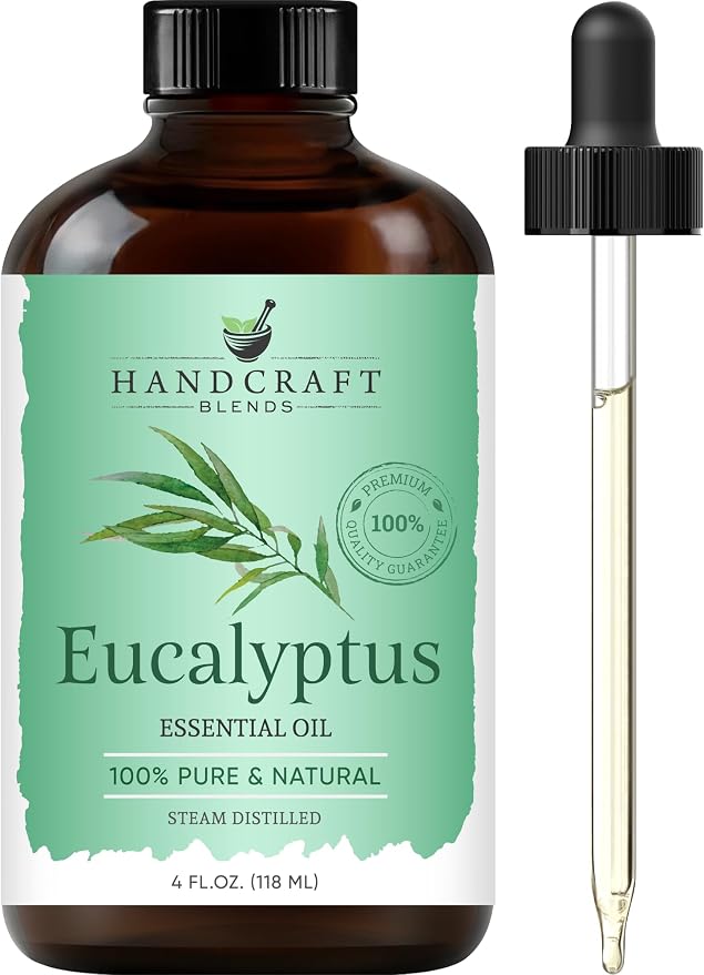 Handcraft Blends Eucalyptus Essential Oil – Huge 4 Fl Oz – 100% Pure and by HandcraftBlends