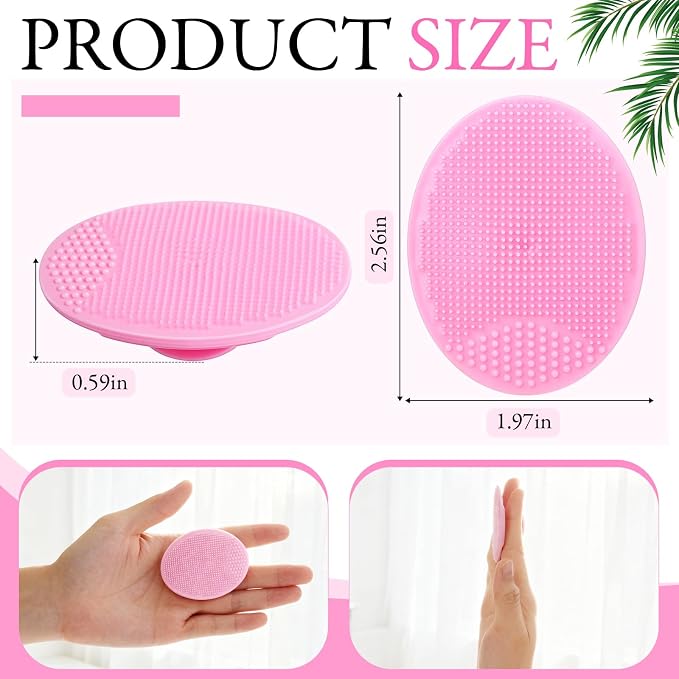 Nuogo 40 Pack Facial Cleansing Brush Face Scrubber Face Exfoliator Exfoliating - Image 2