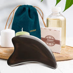 Bian Stone Gua Sha Facial Tools Scraping Massage Face Guasha Board Scraping - Image 3