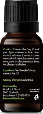 Handcraft Blends Tea Tree Essential Oil – 0.33 Fl Oz – 100% Pure and Natural – - Image 2