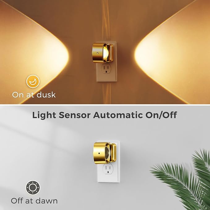 L LOHAS LED Night Light Projector, Night Lights Plug into Wall, Dusk to Dawn - Image 2