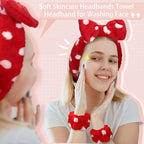 Janmini 36 Pcs Spa Headband and Wristbands Set - Image 2