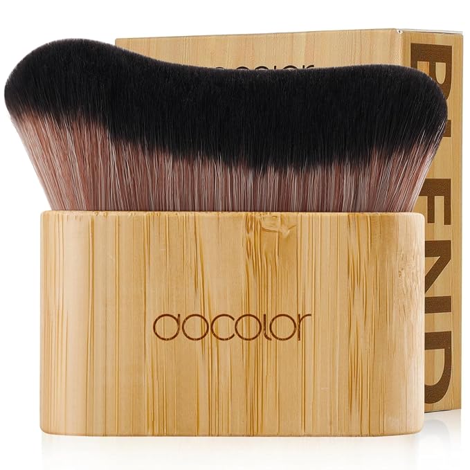 docolor Self Tanner Brush Large Body Makeup Brush, Soft Vegan Tanning Brush no by Docolor