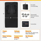 COSTWAY Infrared Sauna Blanket - Image 7