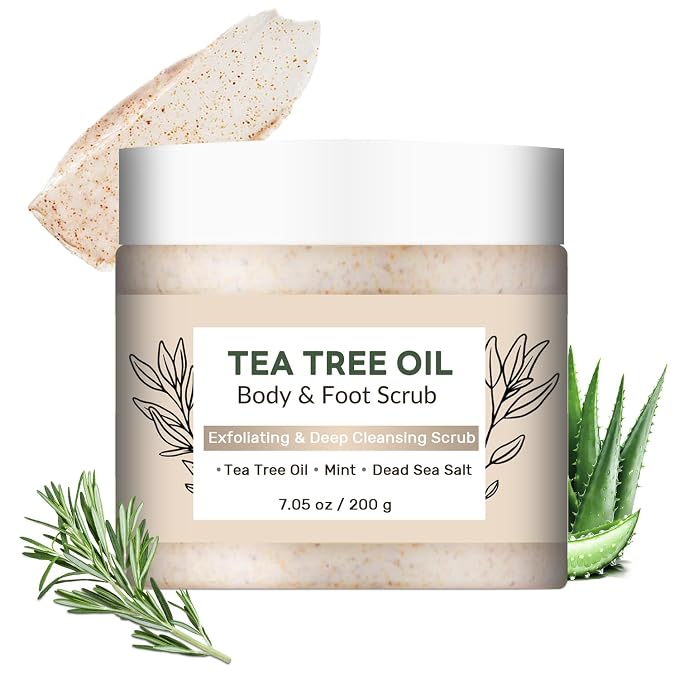 Tea Tree Body & Foot Scrub 7.05oz by Unknown