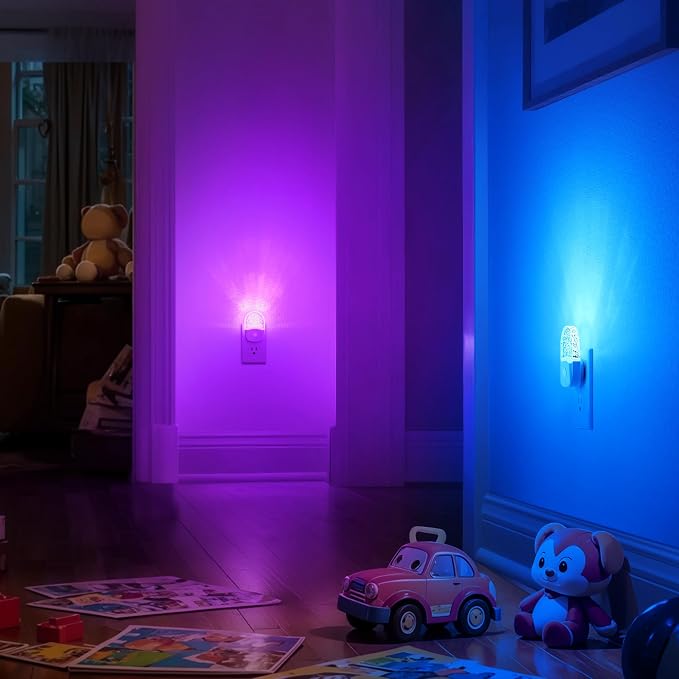 Night Lights Plug Into Wall, Color Changing Night Light - Image 7