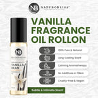 NaturoBliss Vanilla Perfume, Fragrance Oil Roll On 10 ml - Image 2