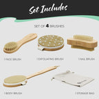 Nevlers Natural Boar Bristle Dry Brush - Image 9