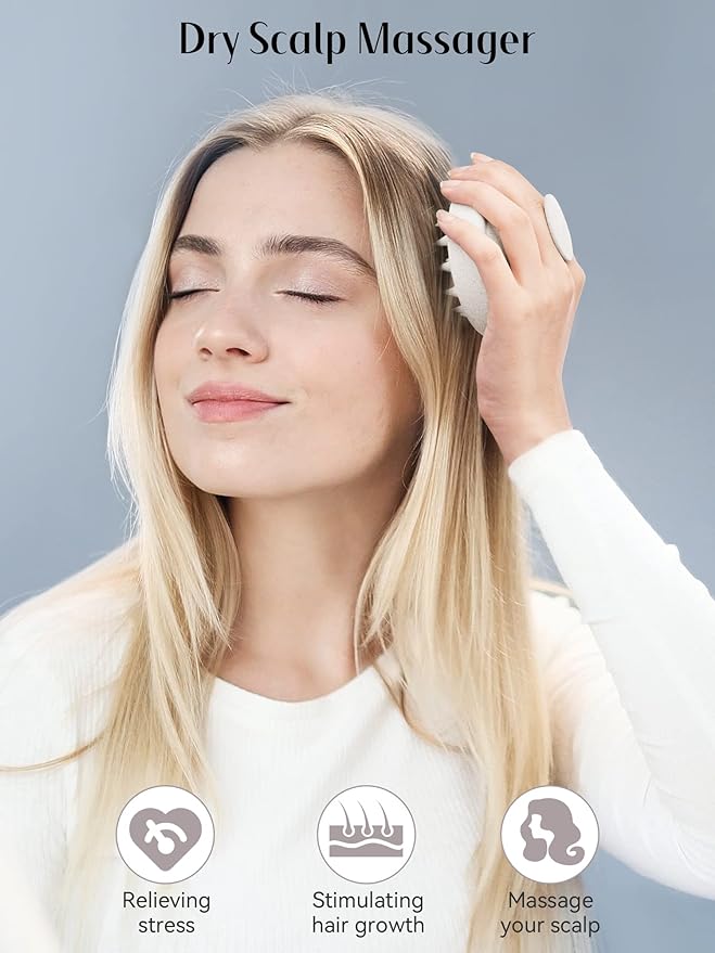 HEETA Scalp Massager Hair Growth, Soft Silicone Scalp Scrubber Shampoo Brush - Image 4