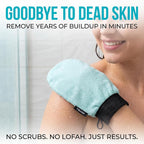 Exfoliating Glove for Shower – Dual-Sided Scrubber Mitt – Deep Exfoliation - Image 2