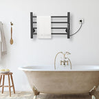 4 Bars Towel Warmer Rack, Electric Wall Mounted Heated Towel Rack - Image 2