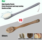 17-Inch Back Scrubber for Shower, Anti-Slip Exfoliating Body Brush for Bath - Image 3
