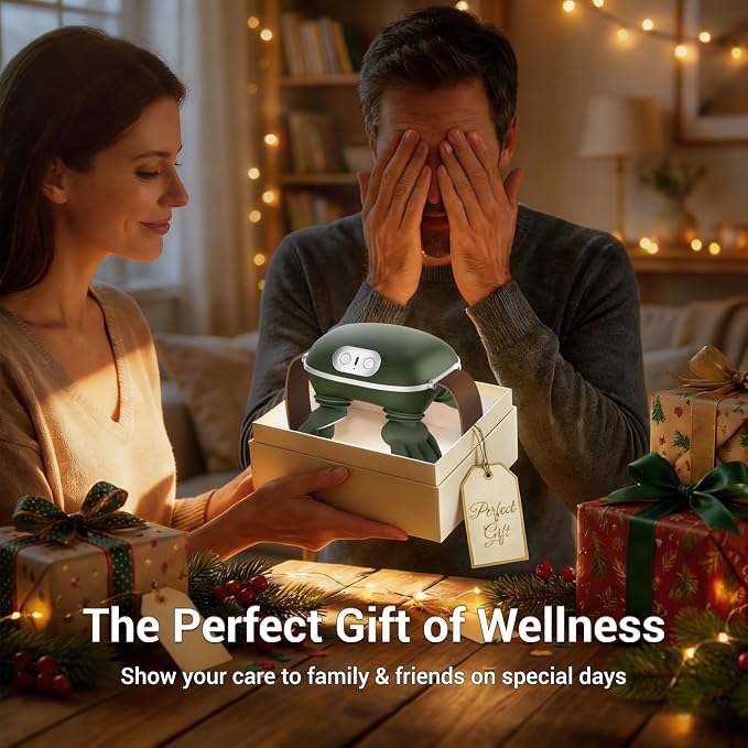 Neck Massager with Heat, Bionic Deep Tissue Shiatsu Kneading, Cordless - Image 9