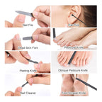 Manicure Set-Stainless Steel Nail Care Set-Professional Ingrown Toenail Clipper - Image 5