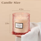 Rose Scented Candles, Valentine Luxury Large Decorative Candle in Glass - Image 5