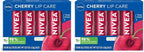 NIVEA Cherry Lip Care, Ruby Tinted Lip Balm Pack by Nivea