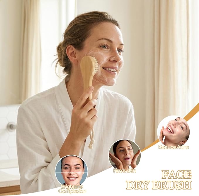 5 Packs Dry Brushing Body Brush Set - Image 5