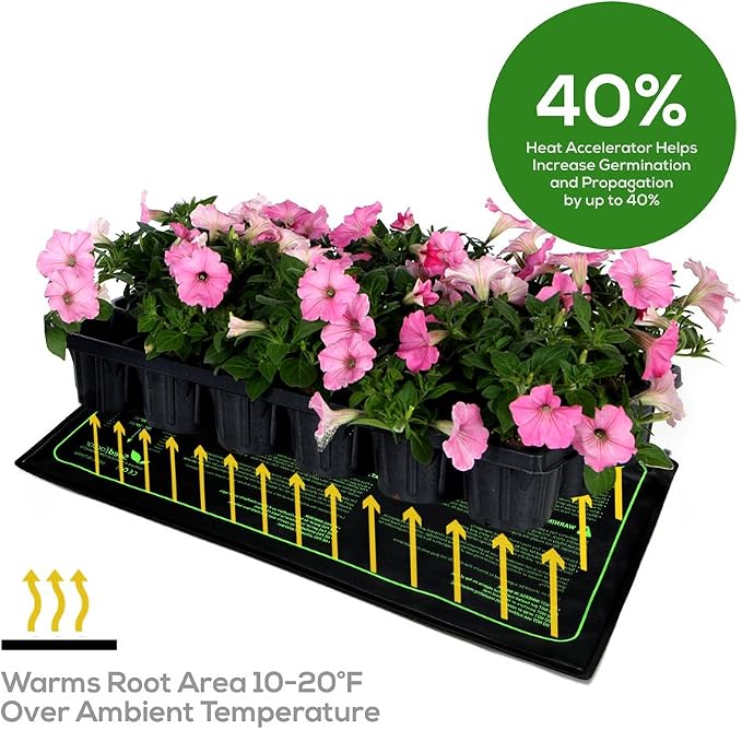 MET Certified 2 Pack Seedling Heat Mat, Seedfactor Waterproof Durable - Image 3