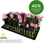 MET Certified 2 Pack Seedling Heat Mat, Seedfactor Waterproof Durable - Image 3