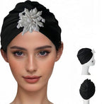 Swim Caps Women Turban Adult Retro Pearl SwimCap by Fortheluckyyou