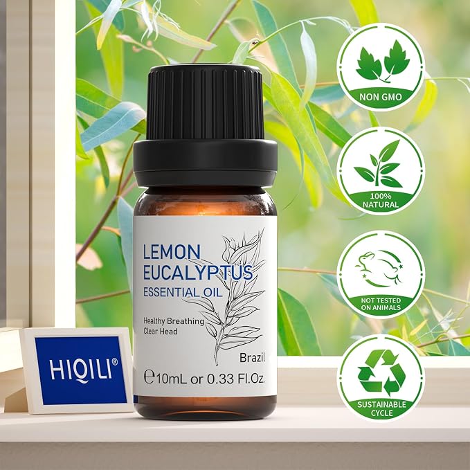 HIQILI Lemon Eucalyptus Oil, for Spary, 100% Pure Natural - Image 8
