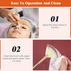 9 Pieces Facial Fan Mask Brushes, Soft Facial Applicator Brushes Tools - Image 5