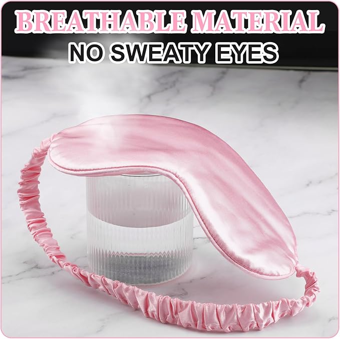 Newcotte 50 Pcs Silk Sleep Eye Mask - Image 6