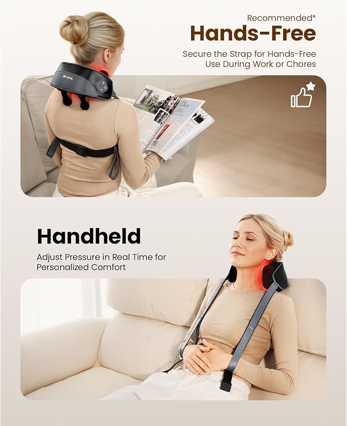 BOB AND BRAD iNeck Pro Cordless 4D Shiatsu Neck Massager - Image 2