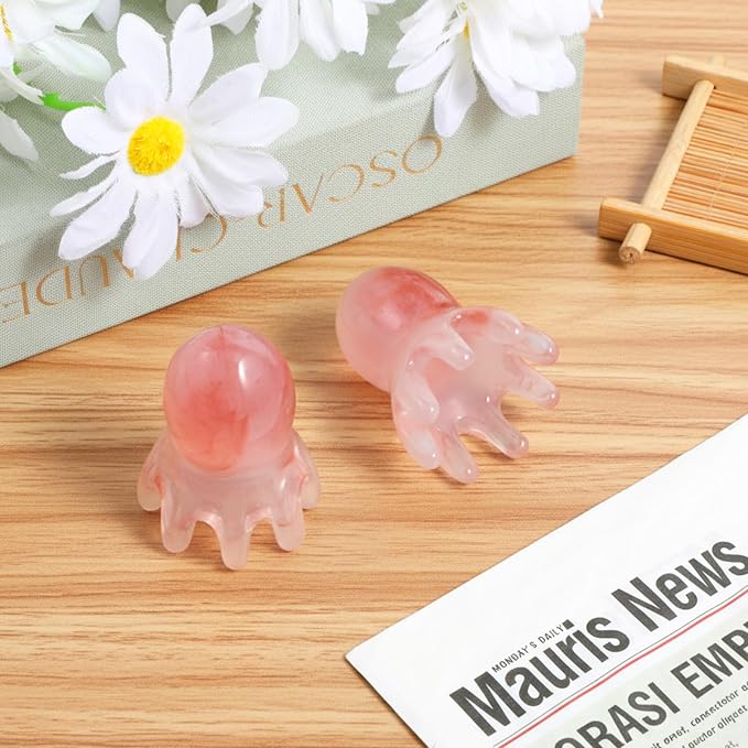 2 Pack Heads Massager Comb Head Spa Tools Head Massage Tools Stress Relief - Image 5
