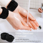 WHAVEL 6PCS Spa Headband and Wristbands Set, Face Wash Headband Wrist Bands - Image 3