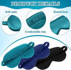 Cutecrop 12 Pcs Silk Sleep Masks Soft Satin Eye Masks - Image 4