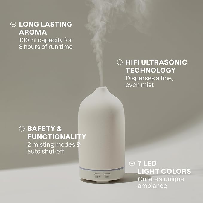 Cliganic Signature Essential Oils Diffuser Set – Aromatherapy Humidifier - Image 3