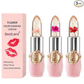 BestLand 3 Pcs/Set Flower Jelly Lipstick Set Temperature Change Moisturizer by Bestland