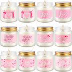 Set of 12 Valentines Scented Candles -3.5oz Romantic Candle Gifts - Image 3
