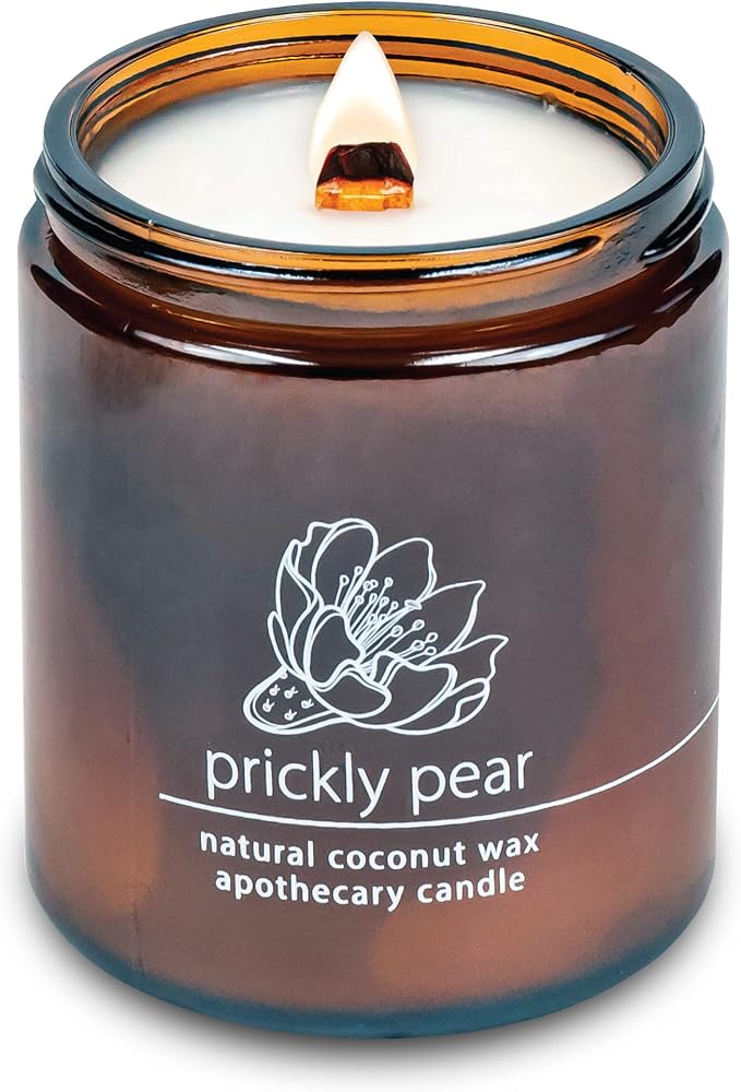 Hemlock Park Desert Prickly Pear Apothecary Hand-Poured Scented Candle | by HemlockPark