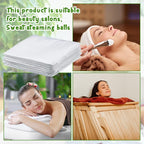 Teling 150 Pcs 60 Pcs Disposable Sauna Blanket Liners, 47x83 Inch Plastic Sheets - Image 5