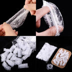 400 Pack Disposable Ear Covers for Shower Waterproof, Ear Shower Caps Hair Dye - Image 6