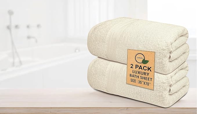 Softolle 100% Cotton Luxury Bath Sheets - Image 6