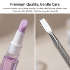 Ceramic Cuticle Pusher & Nail Oil Pen, 2-in-1 Nail Care Tool, Gentle Hangnail - Image 7