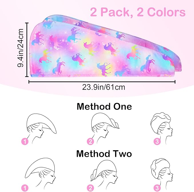 Basumee Microfiber Hair Towel Wrap - Image 7