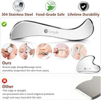 5-in-1 Stainless Steel Muscle & Fascia Scraper Tool Set, - Image 5