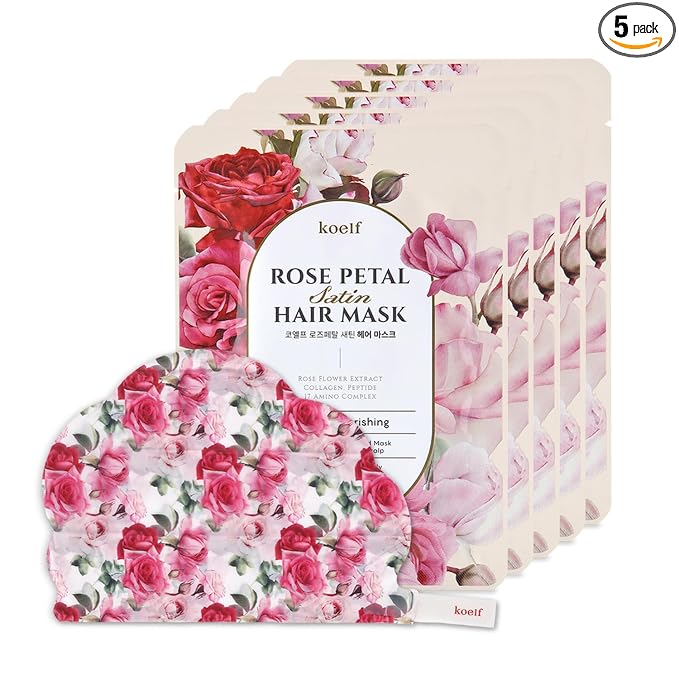 Koelf Rose Petal Satin Hair Mask by PETITFEE