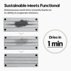 Razborci Fast Stone Drying Tray Diatomite Sponge Holder Mat, Kitchen Sink - Image 2